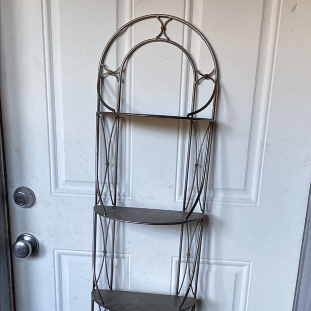Silver Tiered 6 Layer Shelf